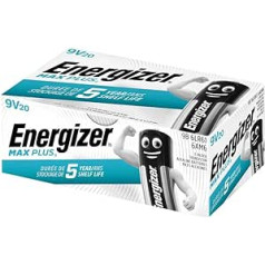 Energizer E301323200 Max Plus 9V PK20 :: (Consumables > Batteries)