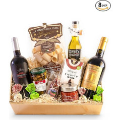 Delicatessen SAPORI D'ITALIA DELUXE Gift Basket with Selected Italian Delicatessen Specialities - Gift Set Italy