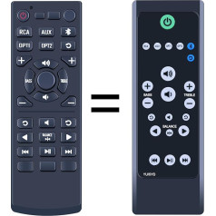 Replacement Remote Control Suitable for Kanto Audio YU5 YU3 YU6 YU4 SYD6 Shelf Speaker