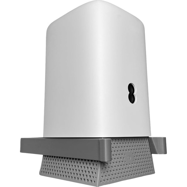 Wall Mount for EE Smart Hub Pro Router (Model SH40J) - Grey Router Holder with Click Lock, Cable Gap & Airflow - WiFi Booster Wall Mount - Screws & Plugs in