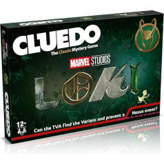 Winning Moves Loki Cluedo Board Game, Join The Time Variance Authority and Protect The Timeline, Great Gift for Marvel Comics and Superhero Fans Aged 12 Plus