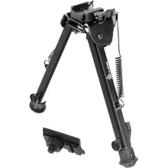 UTG S r Duty Op Bi-pod w/QD Lever Lock, Ctr Ht 8.0'- 12.8', Leg Length 7.7'-13.7'