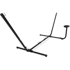 VITA5 Outdoor Hammock Frame - Hammock Frame for Hammocks - Sturdy Steel Hammock with Frame Foldable - Portable Stand for Hammock (with Cup Holder)