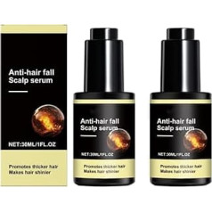 Rosmarin-Haarwuchsserum, Haarwuchslösung – Pflegendes Serum für die Kopfhaut, leicht, nicht fettend, dickflüssig und glänzend, für Männer und Frauen geeignet