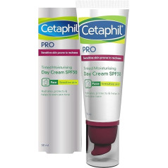 Cetaphil PRO Tinted Moisturising Day Cream SPF 30 50ml Face Sun Cream for Sensitive and Redness Prone Skin Vegan Friendly