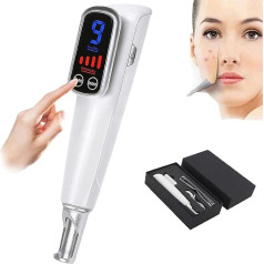 TsoLay Pen for Removing Skin Pendants, Portable Pen for Removing Moles, 9 Frequency Levels + 4 Intensity Levels, Touch Screen, Red/Blue Light for Removing Warts, Nevus