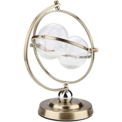 HEEPDD Vintage -Sand -Timer, 15 Minuten Metall Sandglas Sand Timer Antike Rotierende Sanduhr Sandglas für Heimtisch Büro Dekoration Yoga Täglich Dekoration