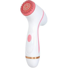 Rechargeable Electric Facial Cleansing Brush with Dual Speed & IPX7 Waterproof, Ergonomic Handle & 3 Brush Heads