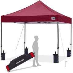 ABCCANOPY Gazebo Waterproof Flat Gazebo Pop-Up Garden Tent Marquee