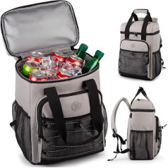 Cooler Backpack with Padded Carry Handle, Lightweight and Insulated Backpack, Leakproof, Large Capacity - Ideal for Women and Men for Beach, Camping, Picnic, Fishing and Hiking