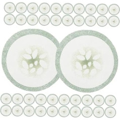 OUNONA Pack of 200 Eye Pads for Women, Non-Woven with Cucumber Motif, Gentle Moisturising Eye Care Pads for Skin Care and Refreshing, Gentle and Skin-friendly