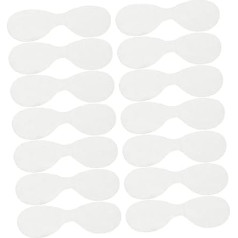 Ipetboom 600 Stück Einweg Augenmasken aus Atmungsaktivem Baumwoll Vlies Hautfreundlich und Leicht für DIY Augenpflege Feuchtigkeitsversorgung und Anwendung Schönheitssalons Praktische