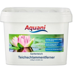 Aquani Pond Sludge Remover, Garden Pond 2,500 g, Effective Against Pond Sludge in the Pond Makes Mud Vacuum Cleaner Unnecessary Odourless Pond Care Also for Koi and Swimming Pond