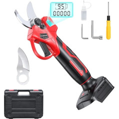 DAXIEFOO Battery Pruning Shears for Makita 18V-21V Battery with LCD Display, up to 30 mm Branch Thickness, Safety Switch, Battery and Charger Not Included