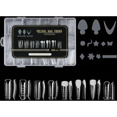 288 PCs Nägelformen Formulare Vollständige Abdeckungen Formulare Set Verlängerungsformen Für Frau