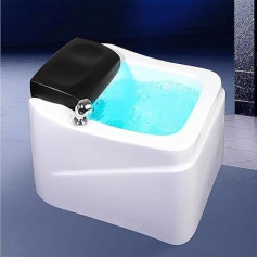 Fußbadewanne, Fußspa, Acryl Fußwaschbecken, Fußmassagegerät Spa/Fußbecken Fußbad Waschbecken Fußbecken Tasche Wasserhahn Zubehör