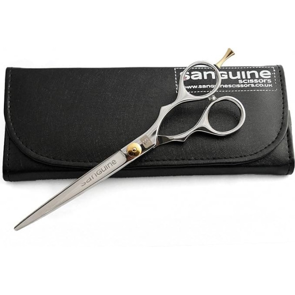 Long Hair Scissors, Hairdressing Scissors, Professional Hairdressing Scissors, 7.5 Inches + Presentation Case & Tip Protector
