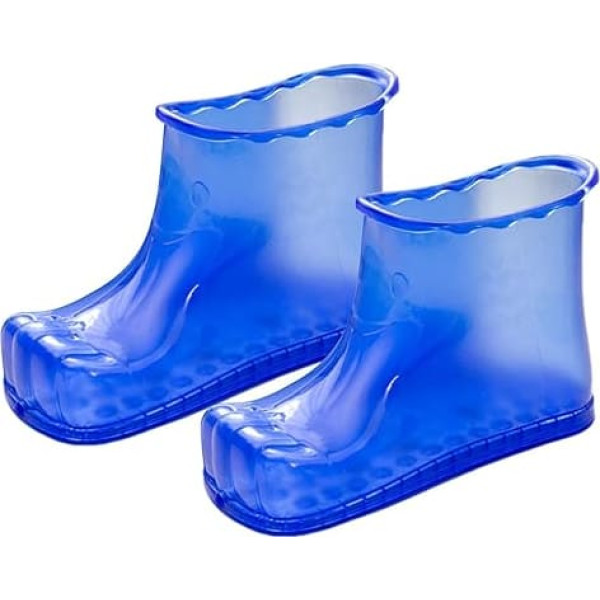 Foam Shoes Foot Soaking Shoes - Foot Spa Soak Shoes | High Density Massage Foot Bathing Shoes | Portable Household Foot Soaker, Heat Resistant Foot Soaking Shoes Portable for Foot Relaxation
