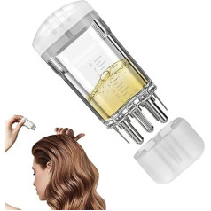 Kopfhautöl Applikator | Kompakte Haarbürste für Männer - Persönliche Pflegeartikel für Unterwegs und Zuhause