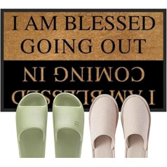 Front Door Matte | Outdoor Willkommensmatten | rutschfeste Eingangsmatte Mit Willkommensgruß Für Terrasse Eingang Küche Innenbereich Garten