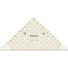 Prym 611641 Flottes Triangle 44198 Square Inch Omnigrid Ruler, Plastic, Transparent
