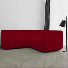 Italian Bed Linen Dahlia Elastic Corner Sofa Cover Stretch Bordeaux