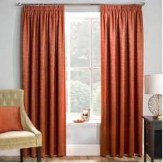 Enhanced Living Curtains, Orange, 117 x 137 cm