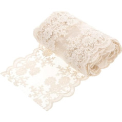 DOITOOL 1 Rolle Lace Trim für Diy Nähprojekte Schwarzes Elastisches Spitzenband für Kleidung Vorhänge Tischdecken und Unterwäschedekoration Elegantes Dekoratives Material für Kreative