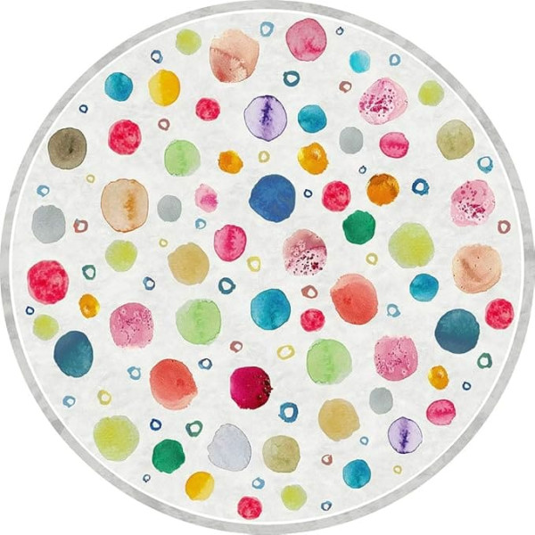 vilber, Dots DU-20 Vinyl Rug Round Diameter 155 cm