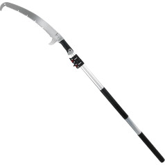 Pruning Saw, Telescopic Saw, 3 M/4 M Hand Saw, Tree Saw, Garden Saw, Adjustable Length Pruning Saw, Telescopic with Branch Hooks (3 m)
