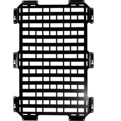 MOLLE Modular Multipurpose Metal Organizer Panel | Tactical Organizer for Home Defense | Mount on Wall, Front Door, Car, Trailer, Camper, Camping, Van