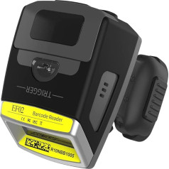 Portable Barcode Scanner | Fs02 Portable Finger Scanner 2D Qr Big Offline Memory Provides SDK for Erp & Supermarket & Supply Chain