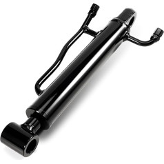 Mini Excavator Room Cylinder 25mm Hydraulic Cylinder Fits Mini Excavator Accessories Up to 3 Ton - Compatible with Hydraulic Single Hole Thumb Clamps Only