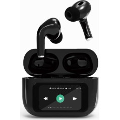 Gembird TWS-LCD-ANC-01-BK HiFi In-Ear Headphones Bluetooth® Stereo Black