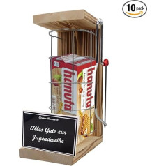 Hanuta Youth Consecration Gift Set – Iron Reserve Grid Cage with Saw – Youth Consecration Gift Gifts for Youth Consecration – – – Alles Gute zur Jugendweihe