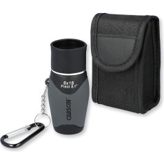 Carson 6x18 MiniMight Compact Monocular with Carabiner Clip