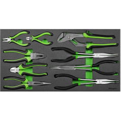 Siegen by Sealey S01277 9-Piece Pliers Set with Tool Tray