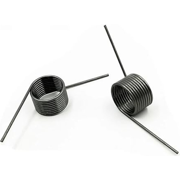 Torsion Spring 5 Pieces Spiral Stamping Compression Form Die Spring Wire Diameter 1.2 mm 65 Mn (7.2 mm (6 laps), 7.5 mm (5 Pieces), 1.2 mm (90 Degrees))