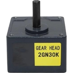 1 Piece 60 x 60 mm Flange Speed Reducer Motor Gear Head 6 W Speed Control Fixed Speed Motor Gear 8 mm Milling Shaft Torque Reduction (18K)