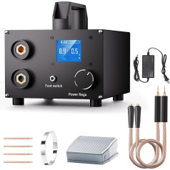 SEESII Spot Welder with Capacitor - SE-223 Spot Welder for Batteries with Capacitor 3000 F 250 Gears Adjustable, Spot Welder with 1.8