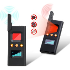Hidden Camera Bug Detector Anti-Spy Detectors Eavesdropping Finder RF Wireless Signal Scanner Privacy Officer for Detection of Magnetic Devices Sweeper GPS Tracker Detector