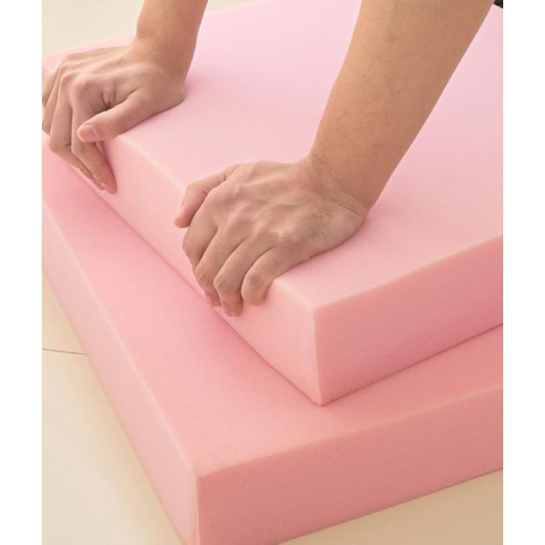 35D Upholstery Foam Medium Hardness, Easy to Cut Foam Panel for Chair Seats, Armchairs and Sofas, Restoration of Furniture (Height 12 cm - 60 x 60 cm)