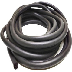 Locking Washers 1m Round Sponge Wire Black Foam Rubber Diameter 2-20mm EPDM Sealing Plate Foam Rubber Weather Protection (14mm)