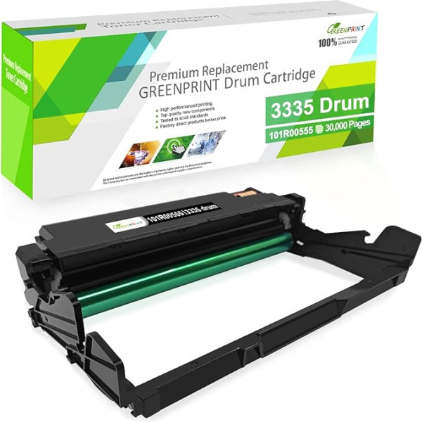 GREENPRINT Compatible Drum Cartridge Drum Unit Drum Kit 3330 3335 3345 Extra High Capacity 30000 Pages Xerox Phaser 3330 3330dni WorkCentre 3335 3335dni 3345 3345dni Printer