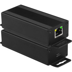 90W USB C to PoE++ Injector, Supplies PoE++ 90W, IEEE 802.3bt/at/af Compatible, 10/100/1000Mbps, Distance up to 100m, Plug & Play, Suitable PTZ Camera, VoIP Phone