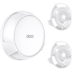EDUP Wall Mount for Deco BE23 / BE25 / BE3600 / BE5000 Mesh WiFi 7 System, Space Saving Bracket with Hidden Cable Management, Safe and Stylish Design (White, Pack of 2)