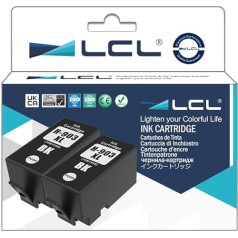 LCL Compatible Ink Cartridge 903 903XL T6L99AE T6M15AE Replacement for HP Officejet Pro 6860 6868 6950 6951 6960 6970 6975 6978 (2 Black)