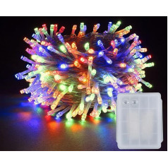 100/200/300/400/500 LED Battery Operated Fairy Lights for Christmas Garden Party Wedding Decoration (Multi-Coloured)