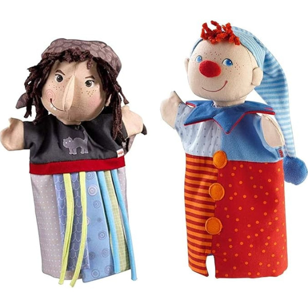 HABA - Hand Puppet Witch + Kasper
