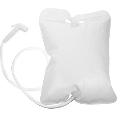 HEMOTON Portable Camping Shower with Large Water Reservoir Robust Material Practical Shower Head and Hose for Outdoor Bathing Hiking and Emergency Water Source